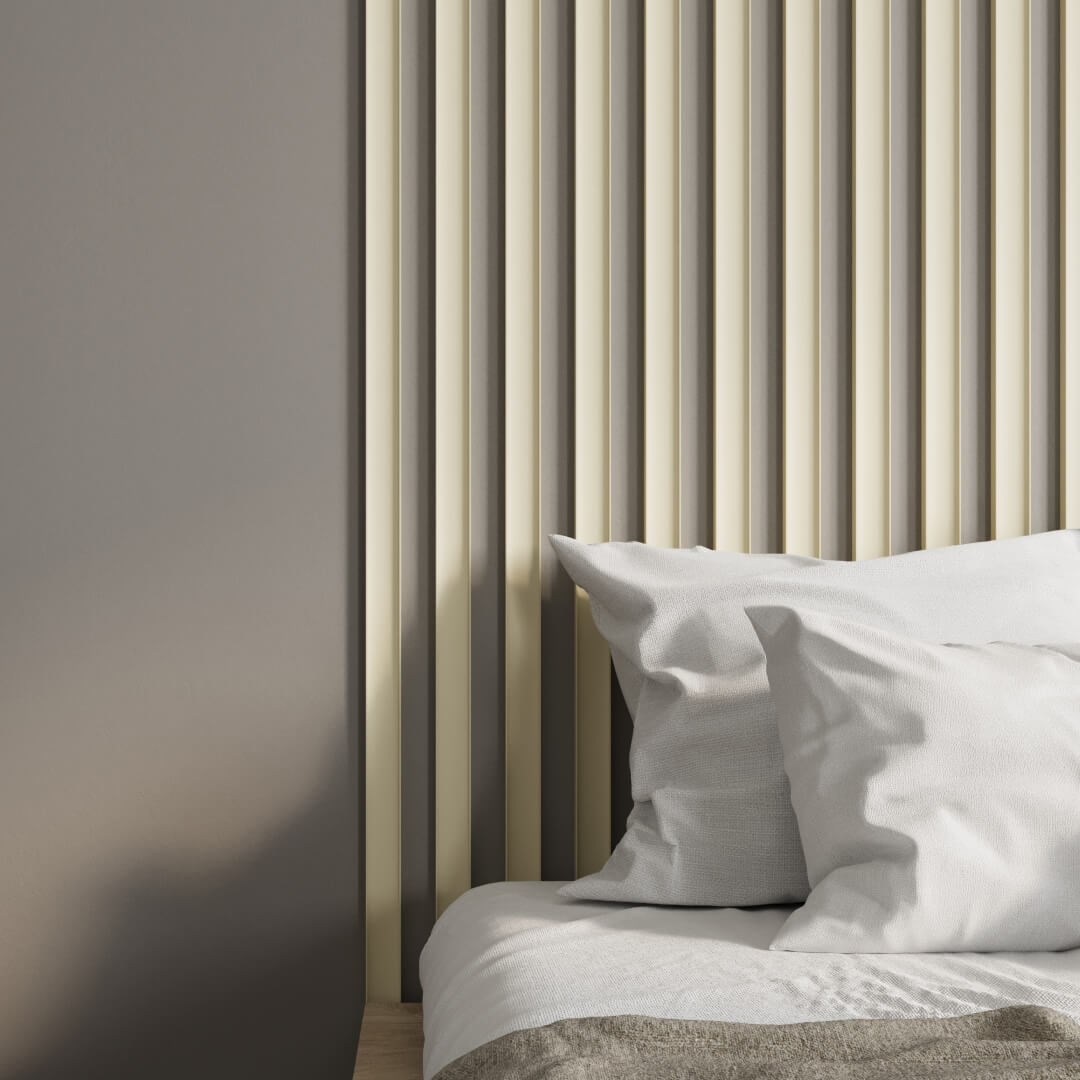 Интерьерная Рейка МДФ STELLA Планкен Рекесс De Luxe Palomino 19*50*2700 (уп.4 шт.) STSR-830 - Вид №1