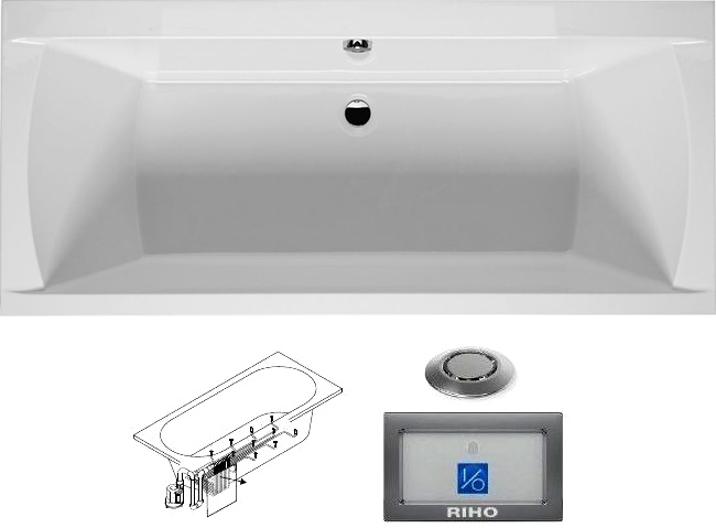 BA7200500000000_top1 Ванна Riho Julia Santreyd - Вид №1