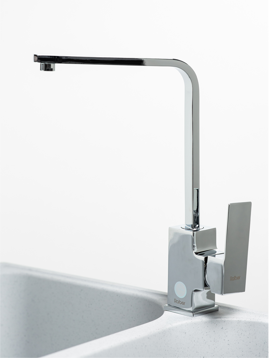 R1603 Смеситель для кухни Zuks однорычажный, боковой Raiber  - Вид №4