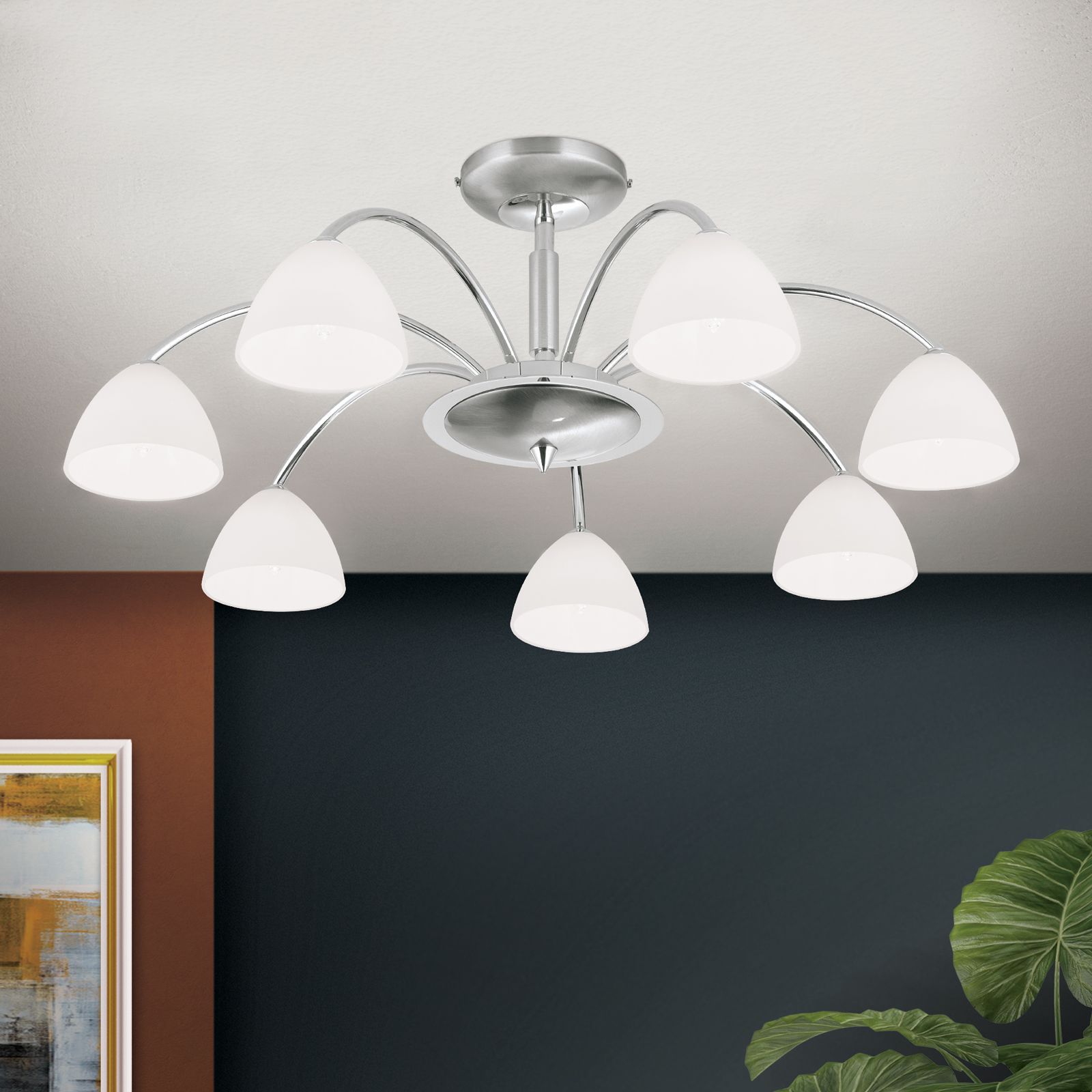 Потолочный светильник из опала и латуни Orion Opaldesign ARCH-00135492 - Вид №8