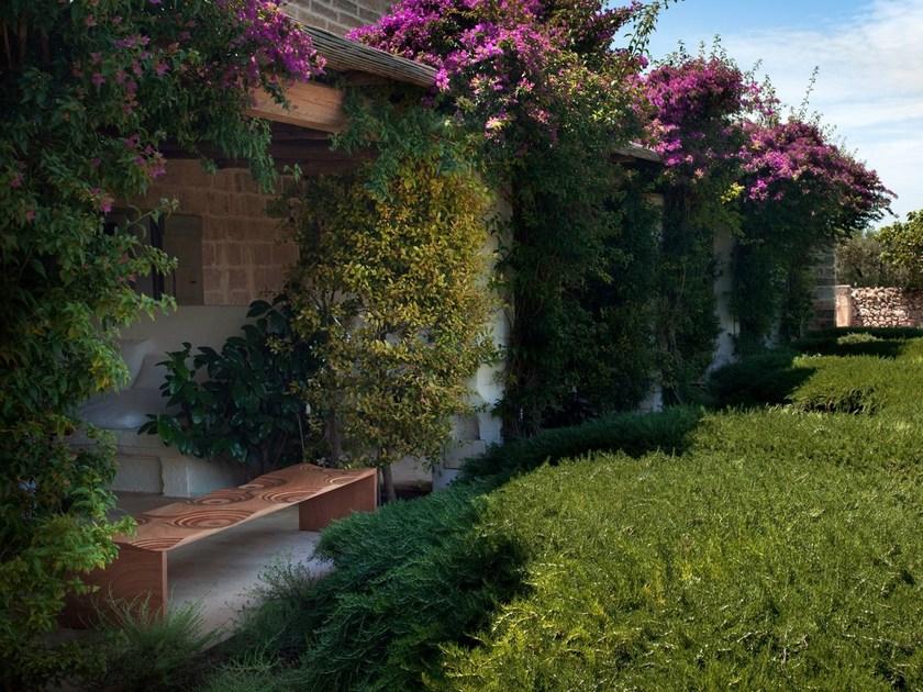 Casamania & Horm Садовая скамейка Окуме Ripples sun-id-1368656 - Вид №3