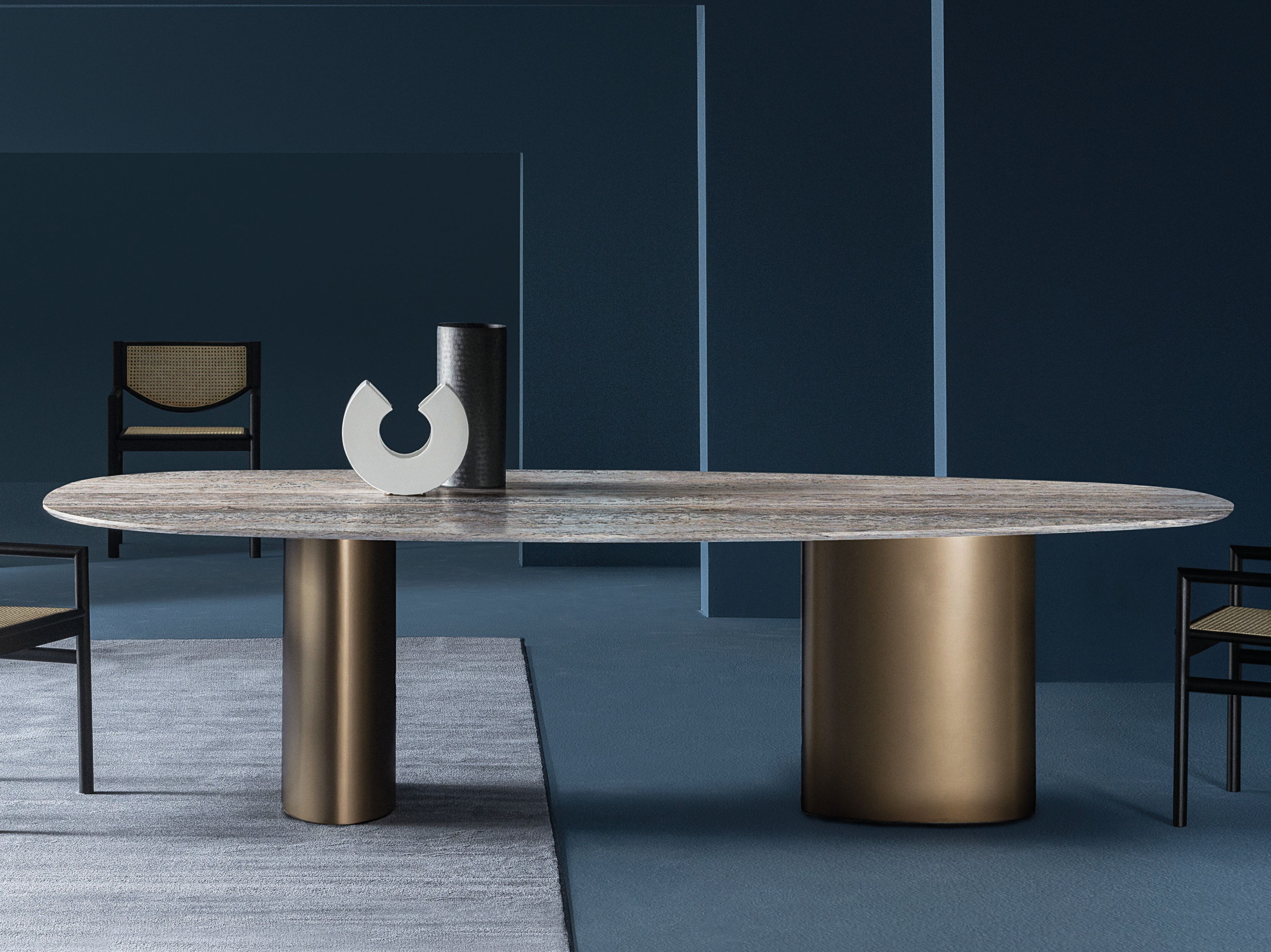 Овальный мраморный стол Casamilano TANGERI ARCH-00061244