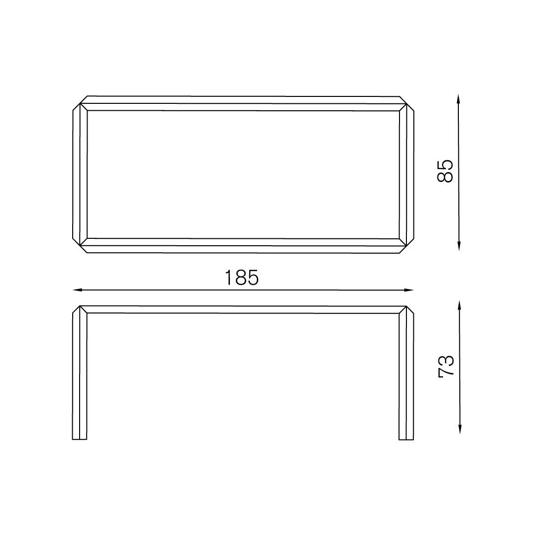 Алюминиевый стол BALERI ITALIA T-образный стол ARCH-00080070 - Вид №19