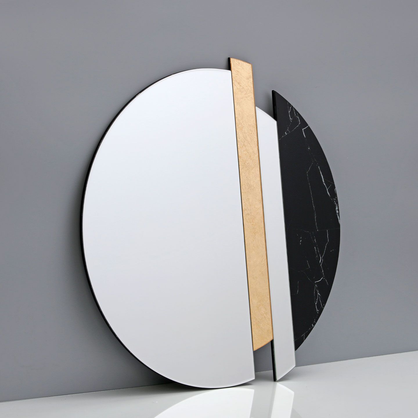 Настенное круглое зеркало Agave GOLDEN SLICE ARCH-00065883 - Вид №2