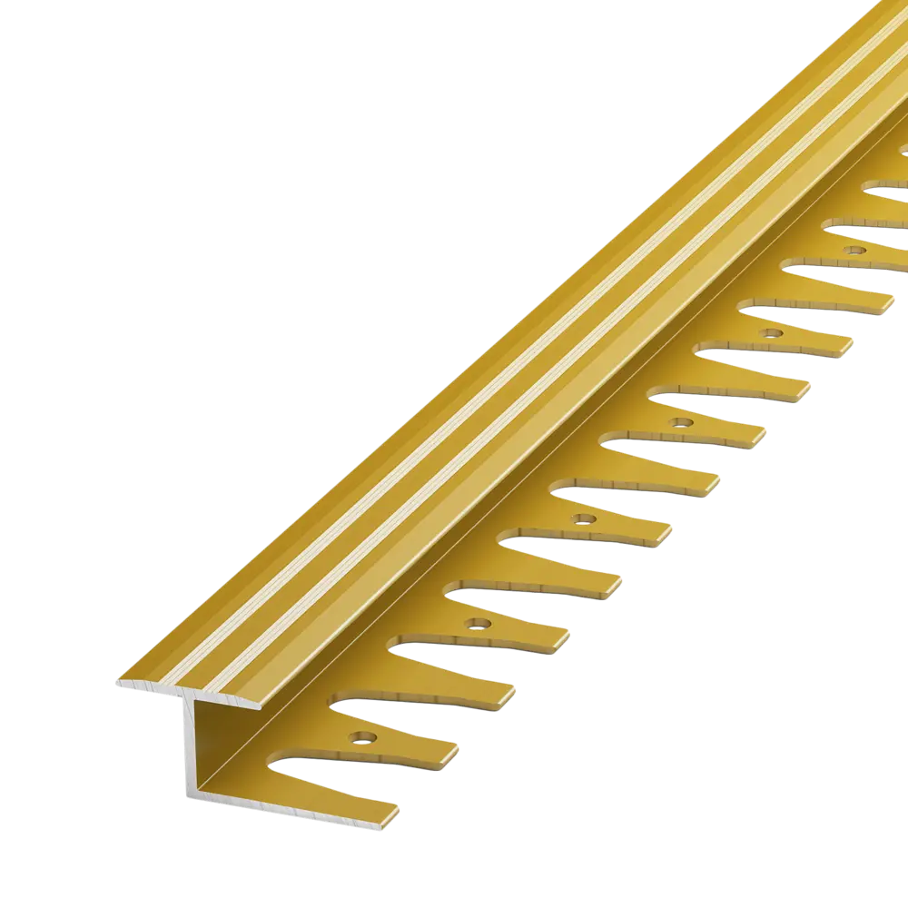 Уголок гибкий Alprofi 15x250 см цвет золото STLM-2003878