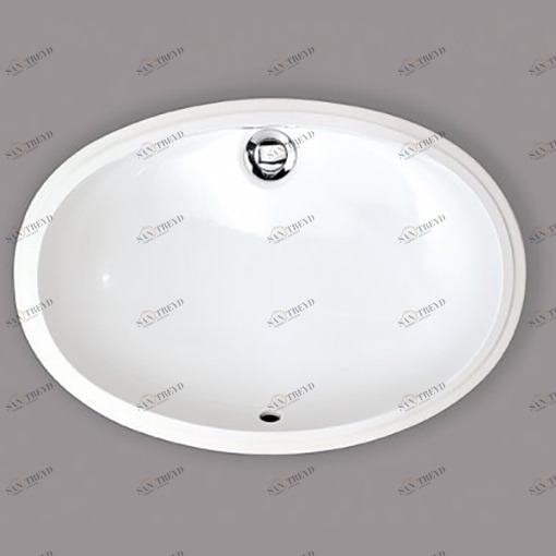 CTPLASOINBCO Накладная раковина под столешницу  овальная Devon&Devon 