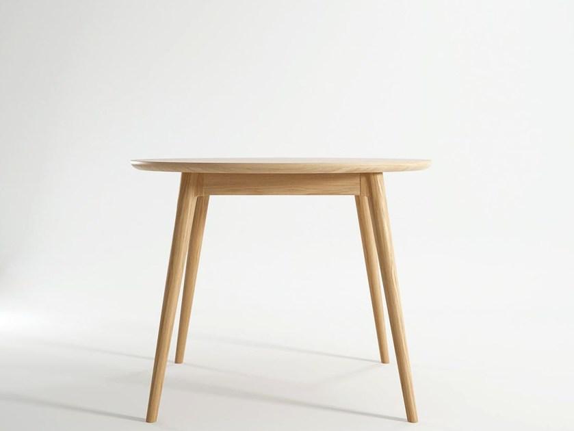 KARPENTER Круглый деревянный стол для гостиной Vintage sun-id-1437693 - Вид №8