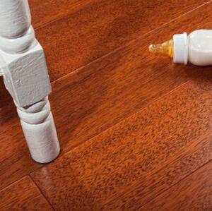 Массивная доска Parketoff Экзотика Тик Каслин (Гладкая) 910х122 мм.