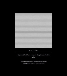 Полосатые обои из рафии