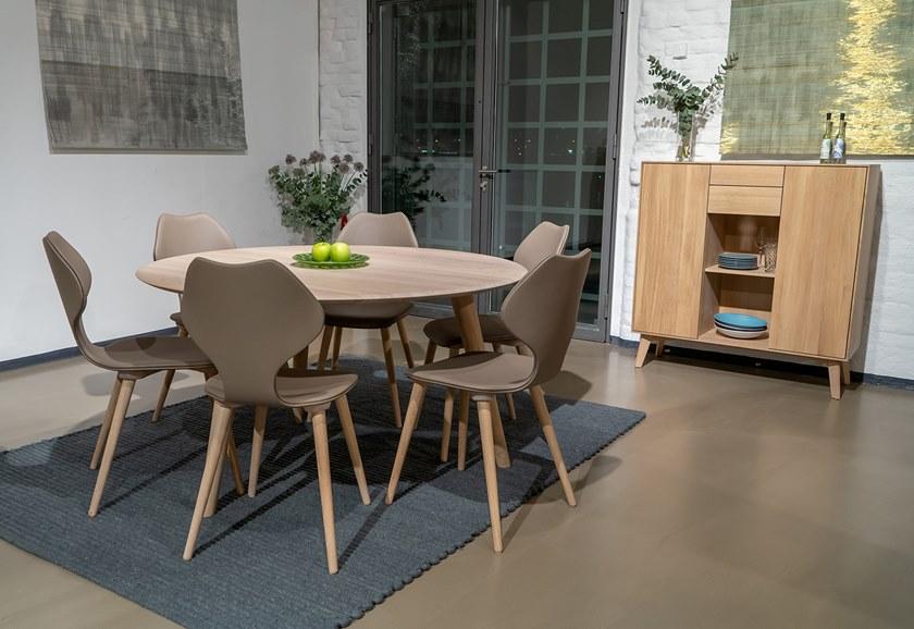 sixay furniture Комод деревянный с распашными дверцами и ящиками Finn sun-id-1504882 - Вид №3