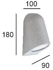 Terzo Light Настенный светильник из алюминия для улицы прямого света  V4136200/v4136201  - Вид №2