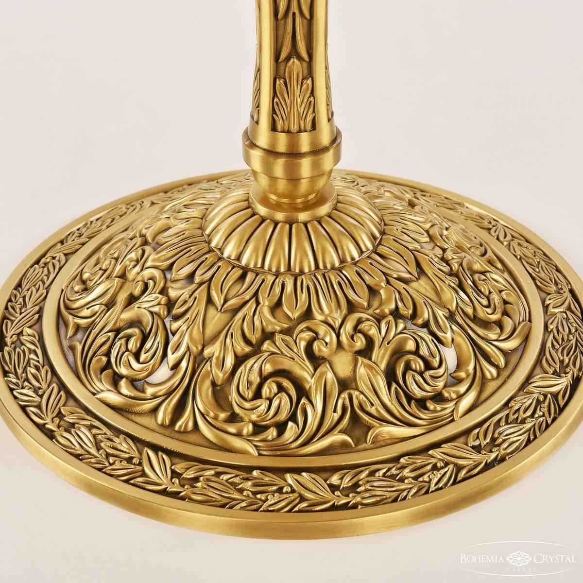 Торшер хрустальный 159х68х68 см бронзовый Bohemia Ivele 72402T/10/210 B FP FH1S BOHEMIA IVELE СВЕЧА 00-3889404 Бронза;прозрачный  - Вид №3