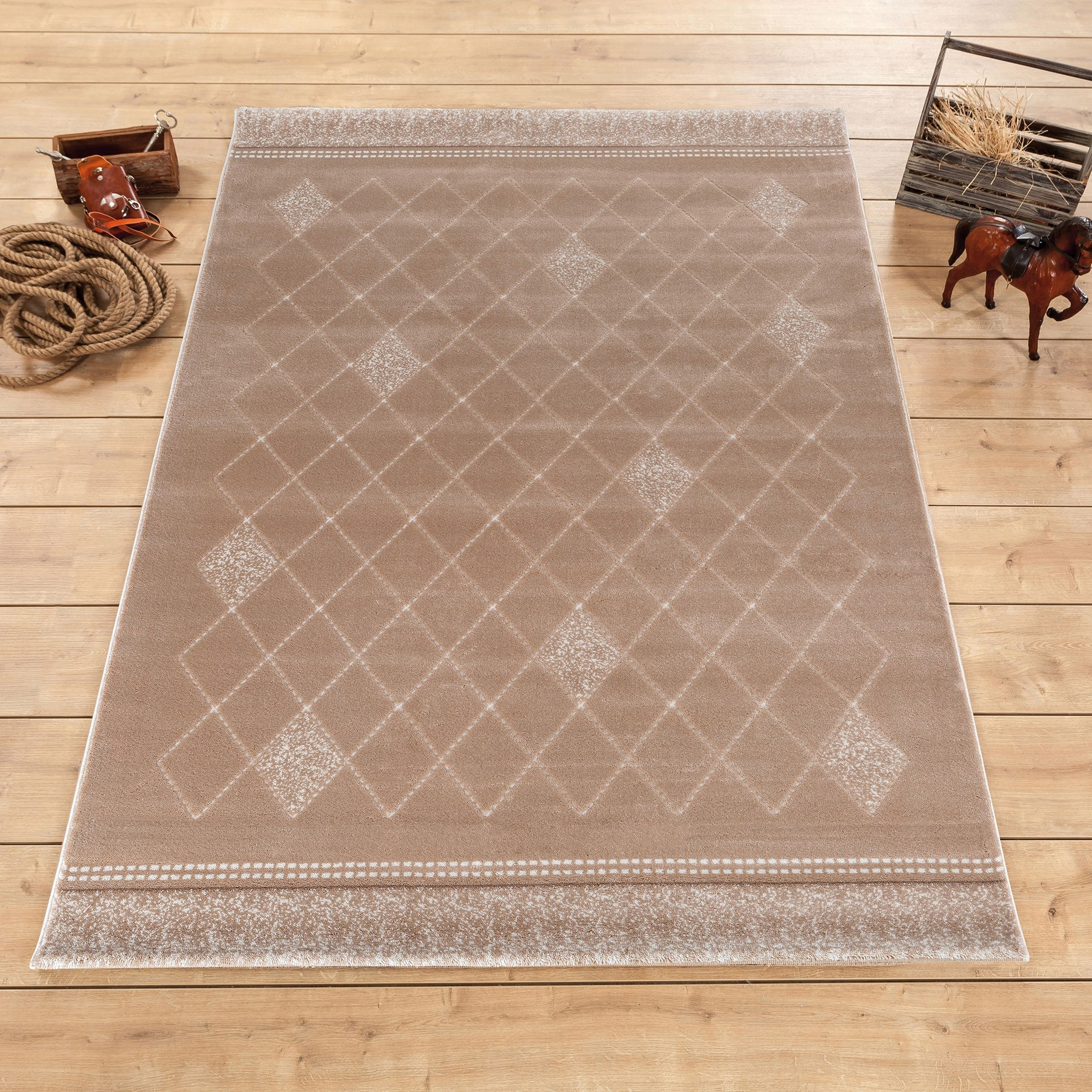 Ковер бежевый 133х190 см Royal CILEK ROYAL 00-3832227 Бежевый Santreyd - Вид №2