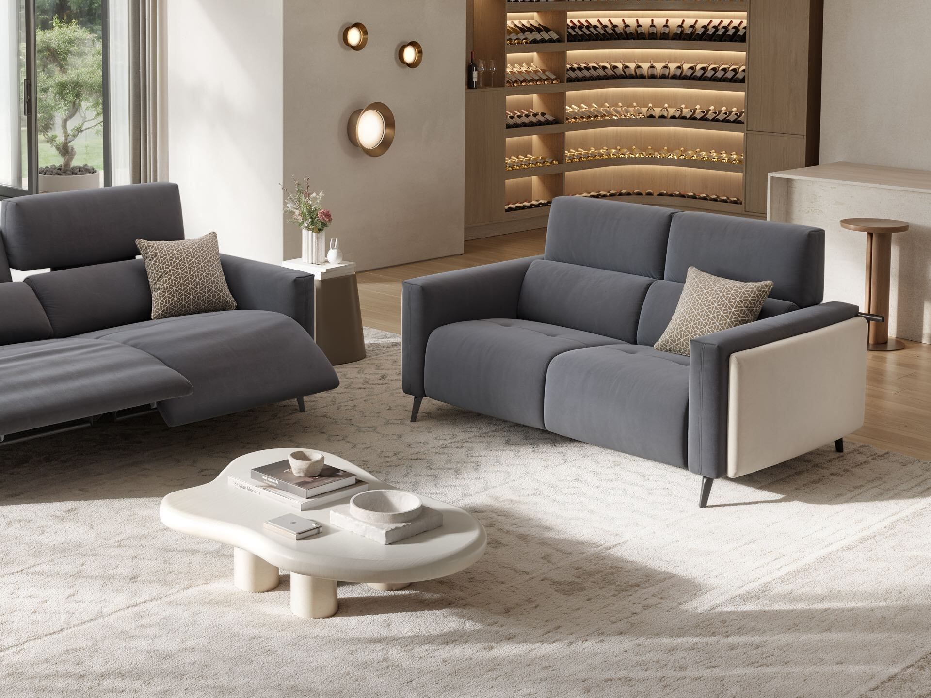 2-местный тканевый диван Sofanella Avella ARCH-00146131 - Вид №2