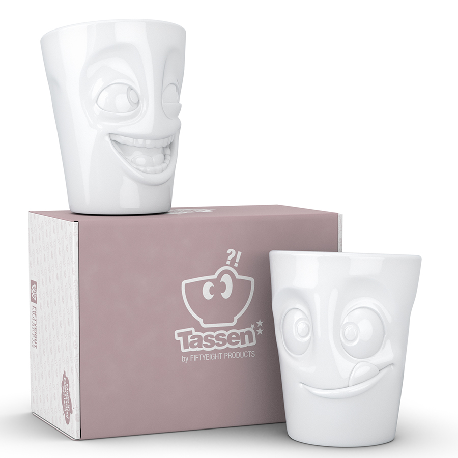 T01.29.01 Набор из 2 кружек tassen joking & tasty 350 мл белый Tassen by FIFTYEIGHT PRODUCTS  - Вид №7
