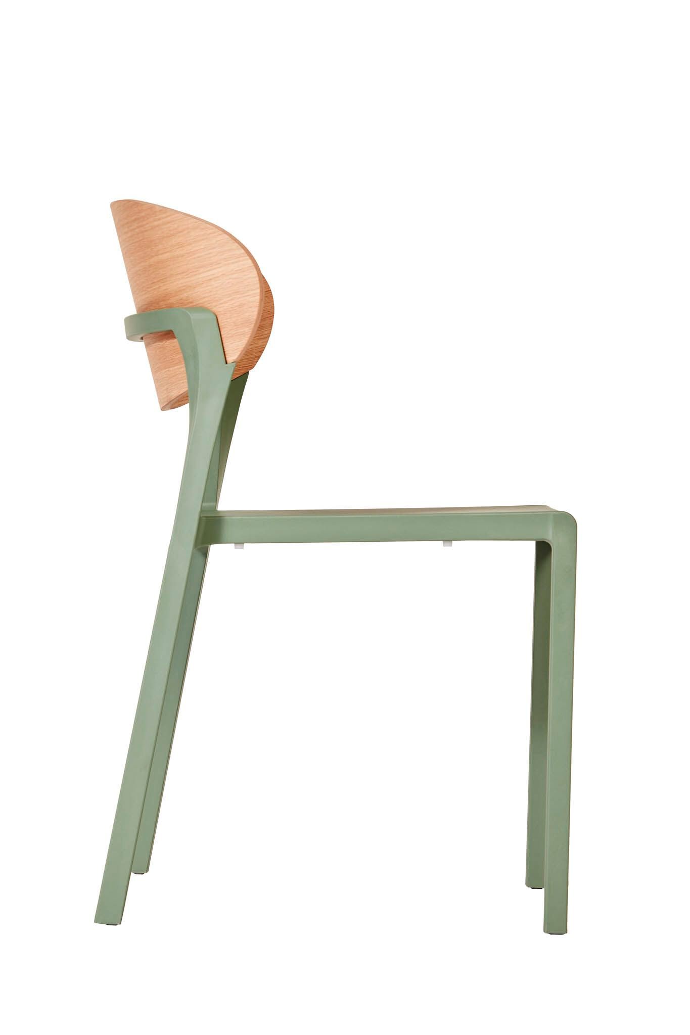 Садовый стул из полипропилена с деревянной спинкой Ezpeleta BAKE WOOD ARCH-00073360 - Вид №19