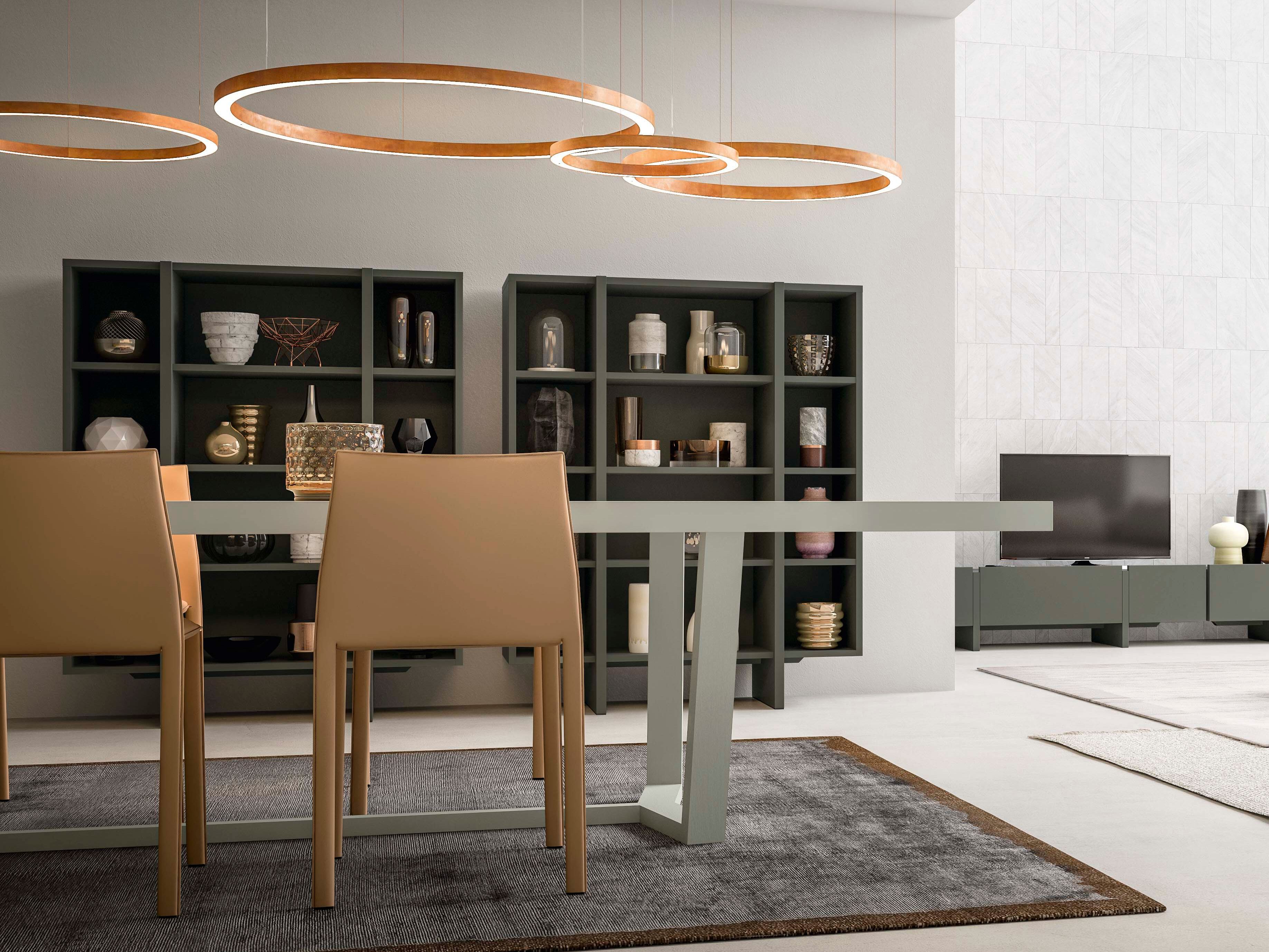 Деревянный книжный шкаф Alf DaFrè Recta ARCH-00131701 - Вид №2