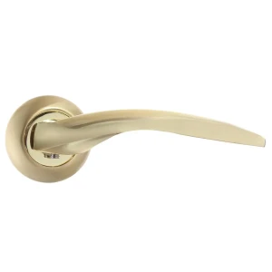 Ручки дверные Megapolis "Beijing" H-0809-А-GM/G, цвет глянцевое золото