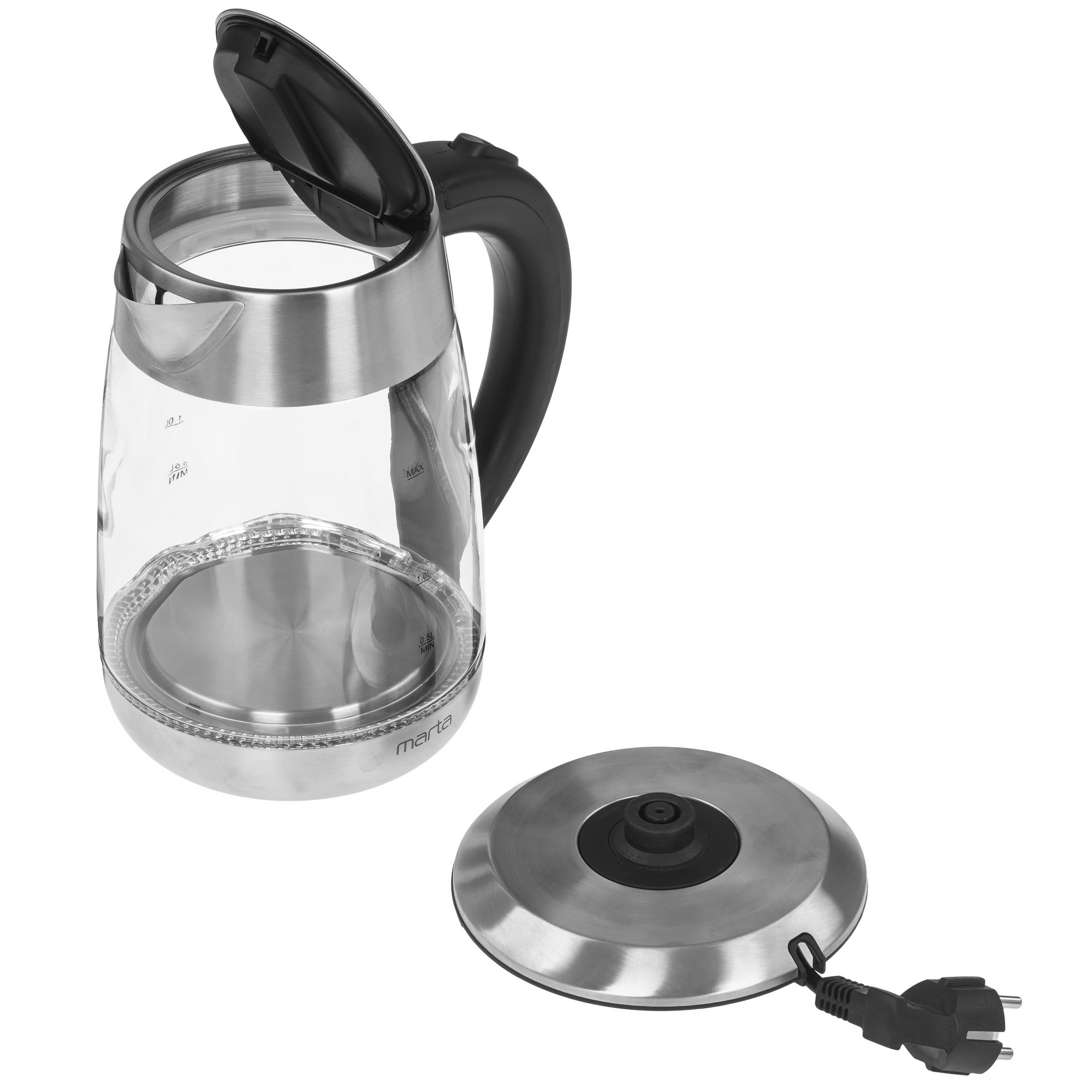 9148495 Электрочайник Marta MT-4618 черный STDN-0138886 - Вид №4