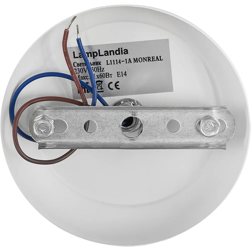 Бра Monreal L1114-1A 1xE14x60 Вт, железо LAMPLANDIA STLM-2079399 - Вид №4