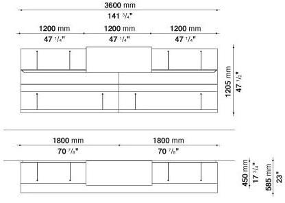 B&B Italia Стенка открытая с дверцей Pab sun-id-1474226 - Вид №17