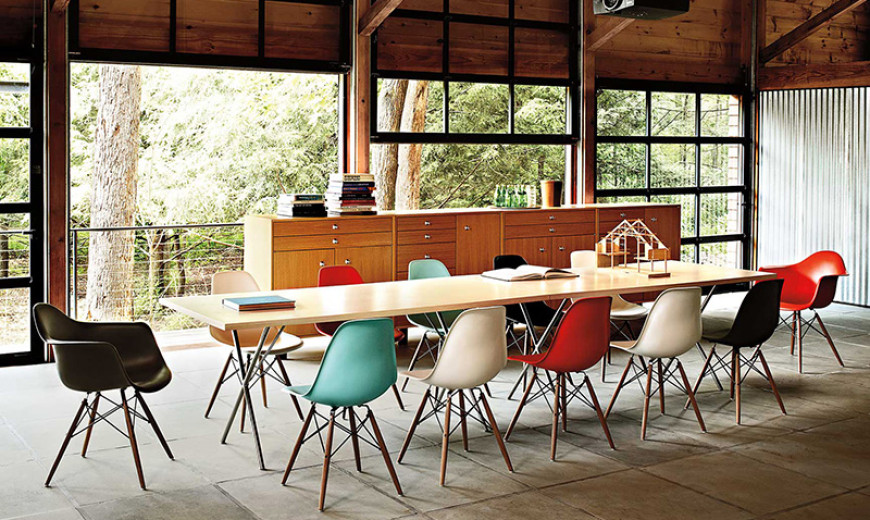 Стул DSR голубой S37 (eames style) SHEFFILTON ДИЗАЙНЕРСКИЕ, EAMES STYLE 015580 Голубой  - Вид №3