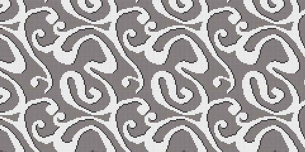 МОЗАИКА ИЗ СТЕКЛА MZ-06 GREY ALMA ПАННО 15 MZ06GREY - Вид №1