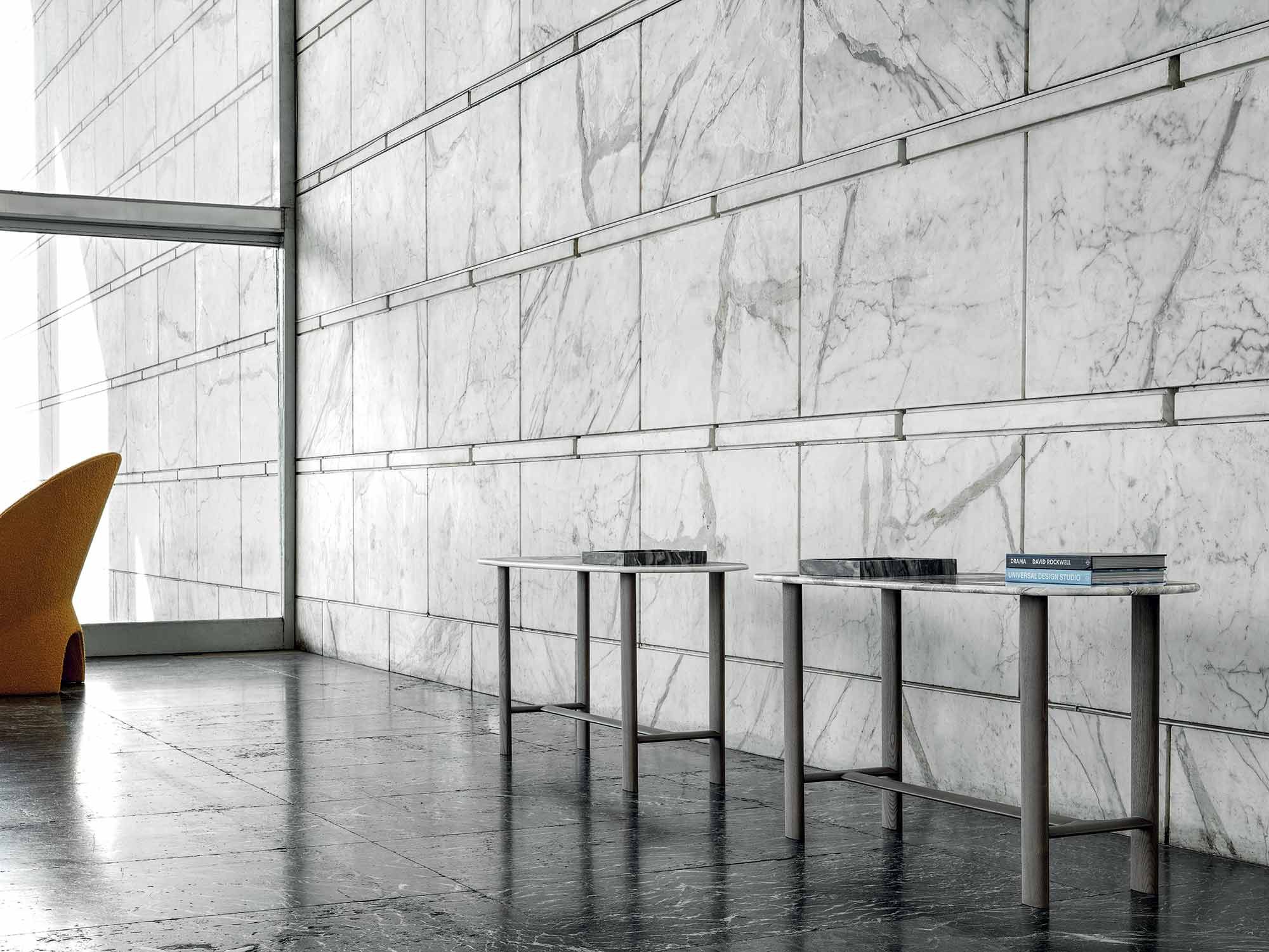 Овальный мраморный консольный стол Frigerio Mocki ARCH-00138616 - Вид №2