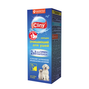 ПР0022771 Лосьон Экопром К106 очищающий для ушей 50мл Cliny