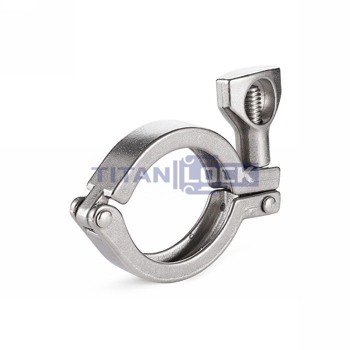 Хомут CLAMP одноосевой DN65 нерж. 304, DIN TL65CLC TITAN LOCK 