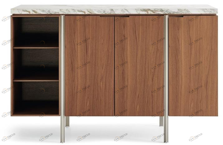 Molteni & C. Буфет из дерева с мраморной столешницей sun-id-1380040