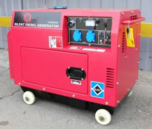 Генератор дизельный Амперос LDG6000CLE-3 в кожухе с АВР