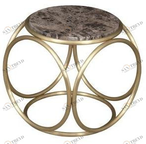 Hamilton Conte Paris Низкий круглый журнальный столик Brass rings sun-id-1426254