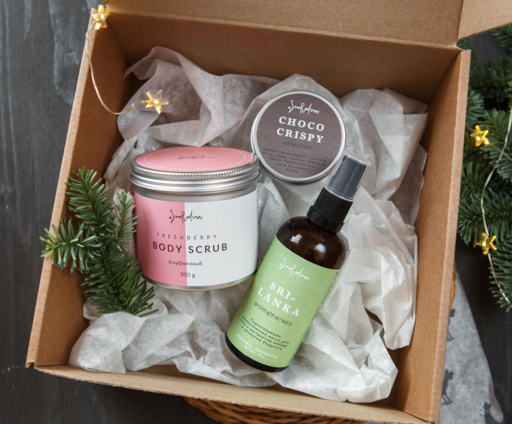 8705 Подарочный набор "Для души и тела". Вкусляндия 