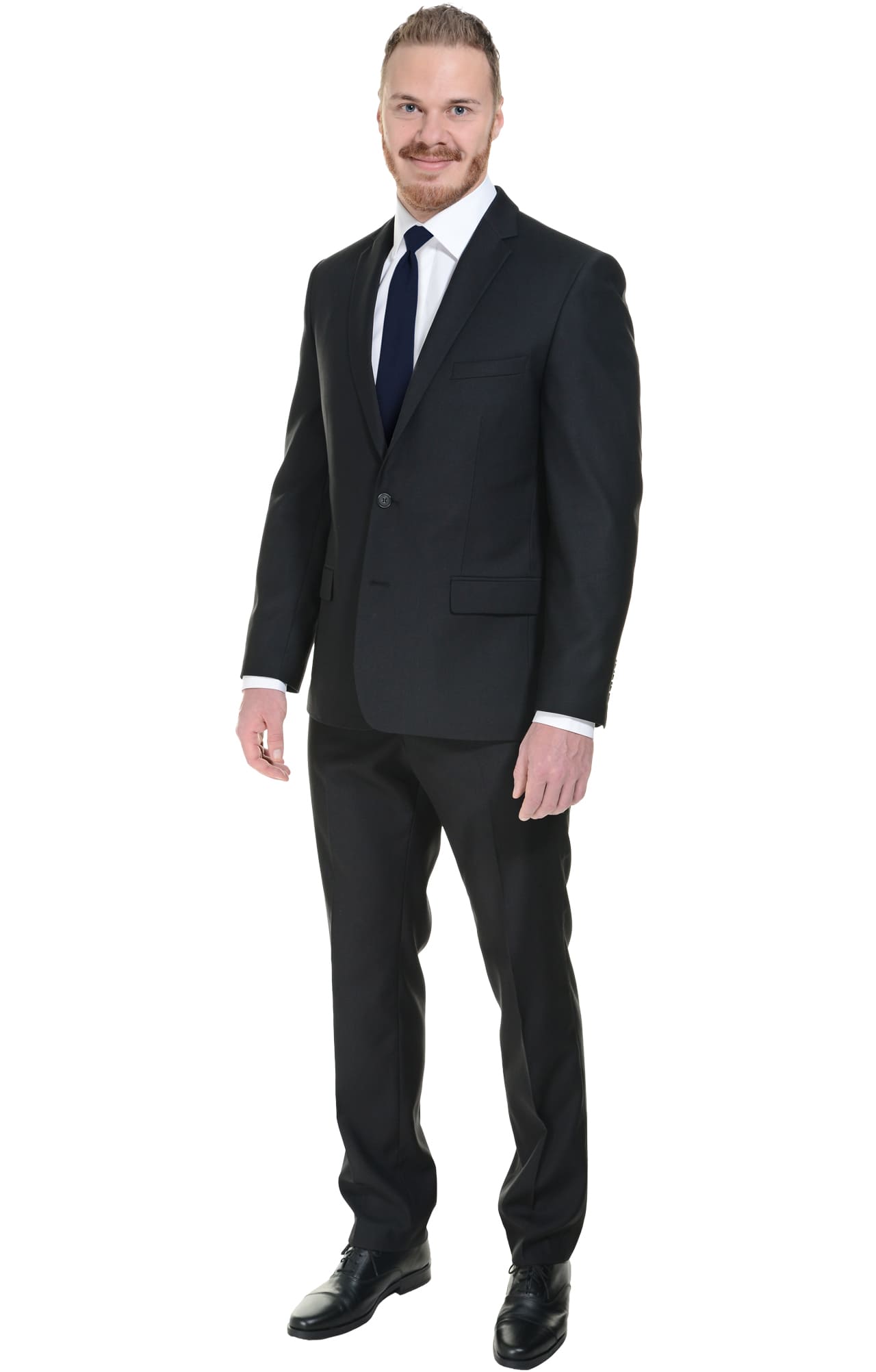 63977 Костюм мужской классический  black El-Risto  Одежда для охранных структур  размер 120 (60)/176  - Вид №8