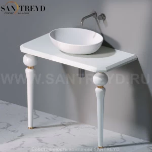 AeT ITALIA Deco Консольный столик с индивидуальными белыми ножками С270.100