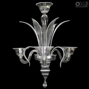 1060 ORIGINALMURANOGLASS Люстра Навагеро на 3 лампы - муранское стекло OMG  см