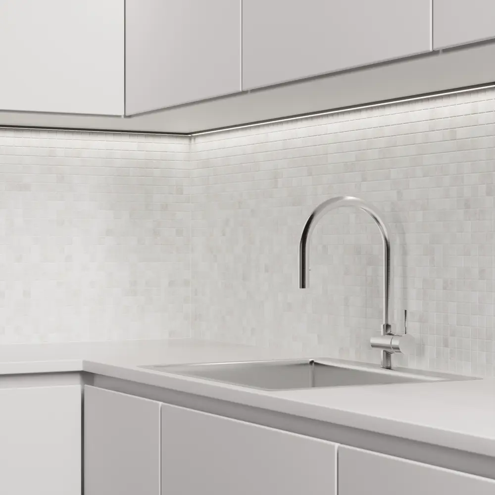 Мозаика Marble Grey Antislip стекломасса 31.1x5.3 см цвет бежевый 83681519 STLM-2156850 Santreyd Мозаика Onix - Вид №6