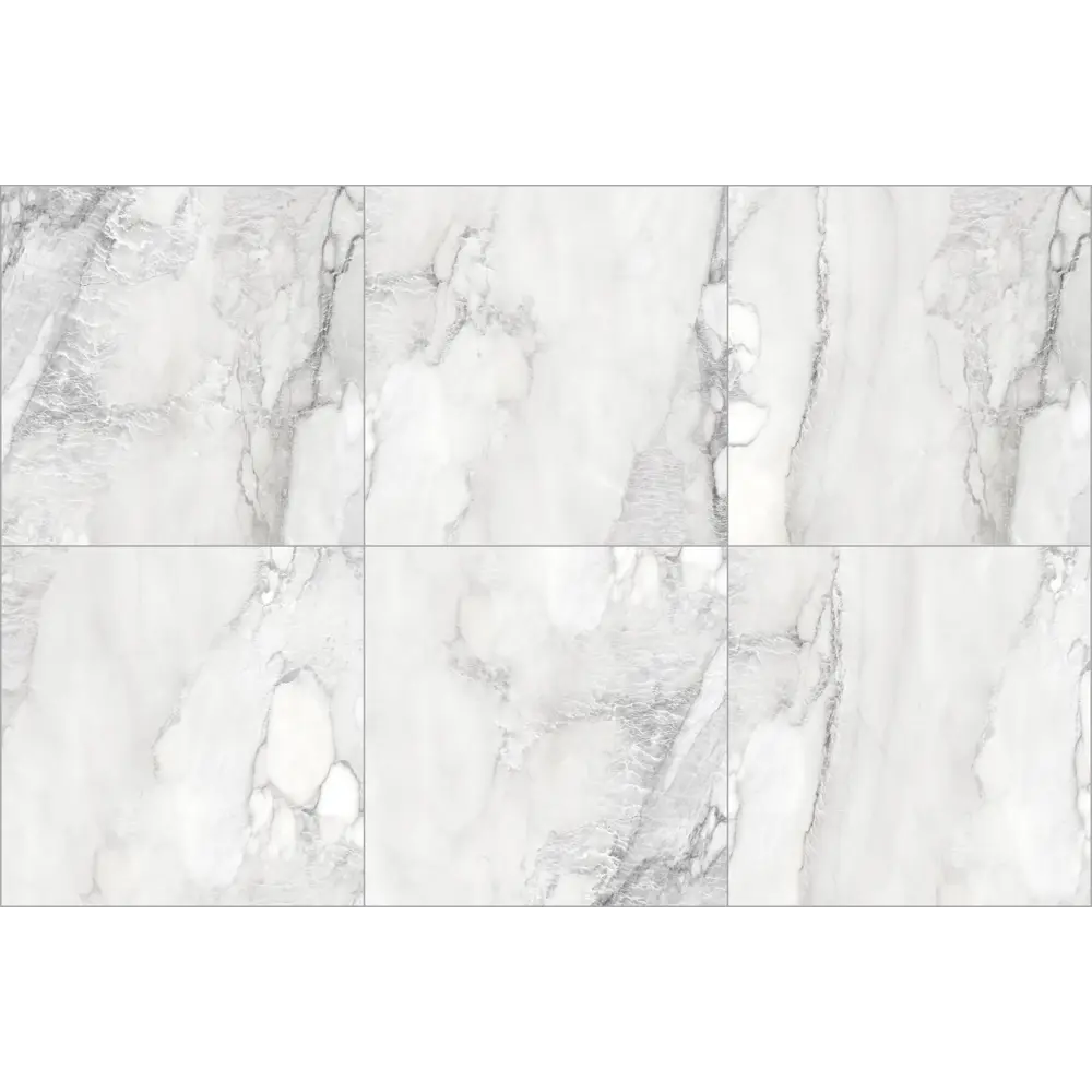 Глазурованный керамогранит Angle Ice 60x60 см 1.44 м² матовый цвет белый Santreyd Eternal 2026 STLM-2027078 - Вид №2