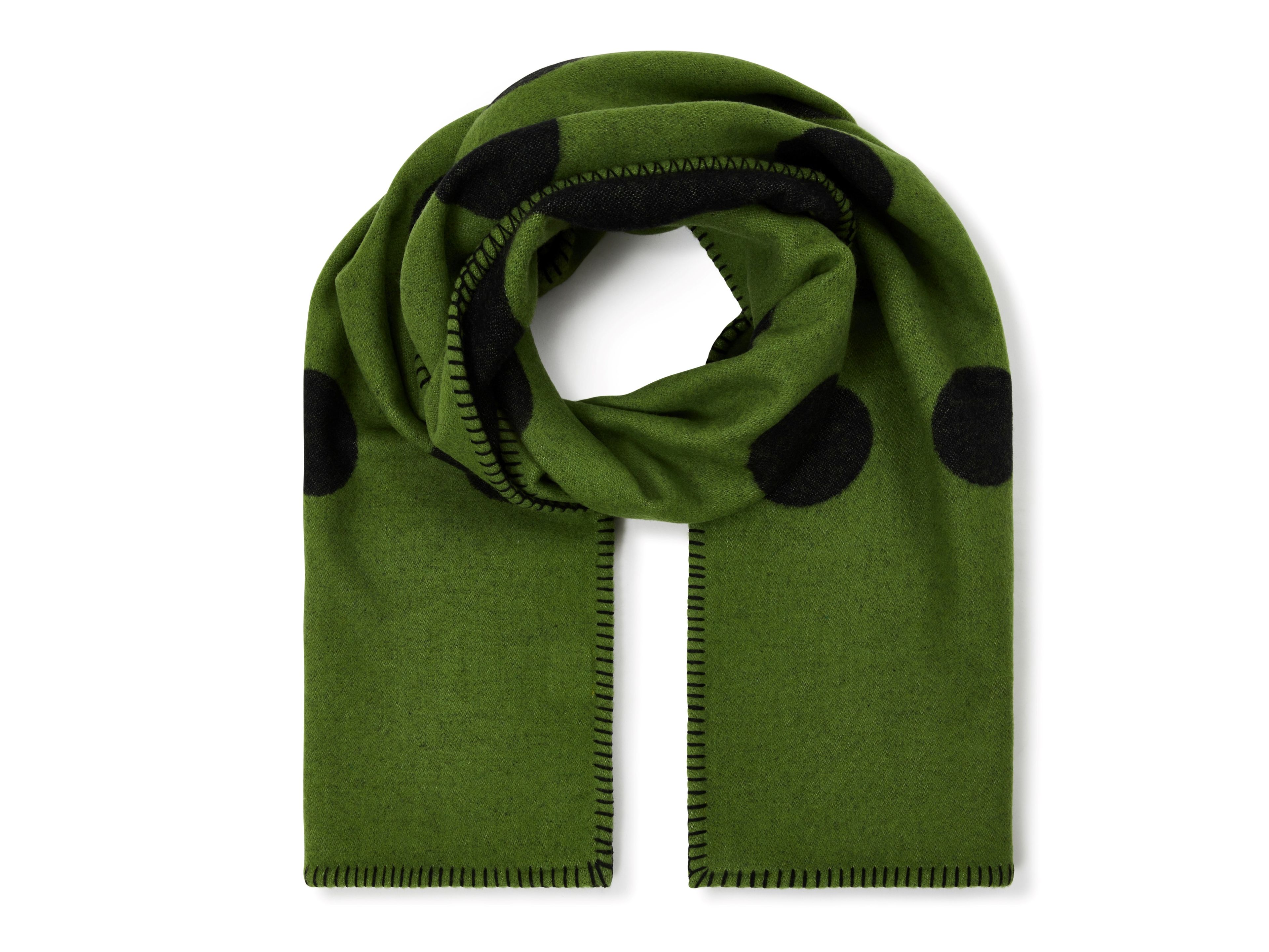 Шарф из мериносовой шерсти Lanerossi Memory is my Home ARCH-00048577 - Вид №2