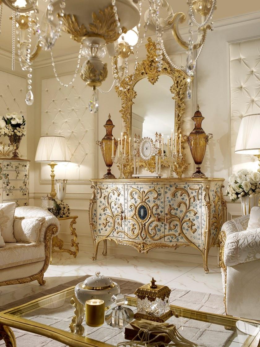Andrea Fanfani Буфет сусальным золотом с распашными дверцами Opera 2046 - Вид №1