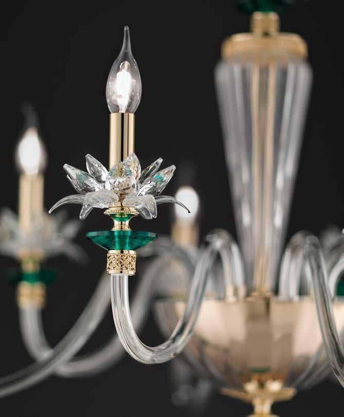 Euroluce Lampadari Хрустальная люстра с кристаллами swarovski® Lily sun-id-1420604 - Вид №1