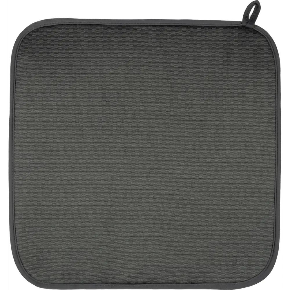 Коврик для сушки посуды KONSENSA 44x42 см микрофибра цвет серый STLM-2206427 - Вид №2