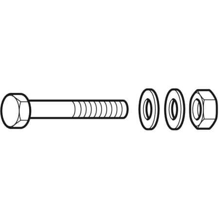 369.743.26.1 Комплект болтов Geberit PE Geberit  - Вид №1