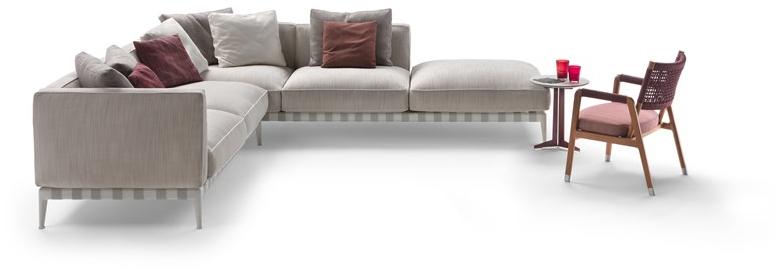 Flexform Садовый диван из модульной ткани Atlante sun-id-1380524 - Вид №3