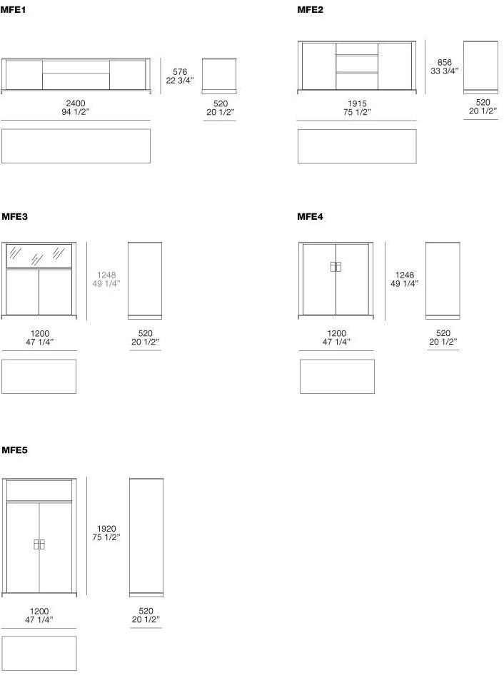 Poliform Комод из фанерованной древесины с ящиками sun-id-1512512 - Вид №5