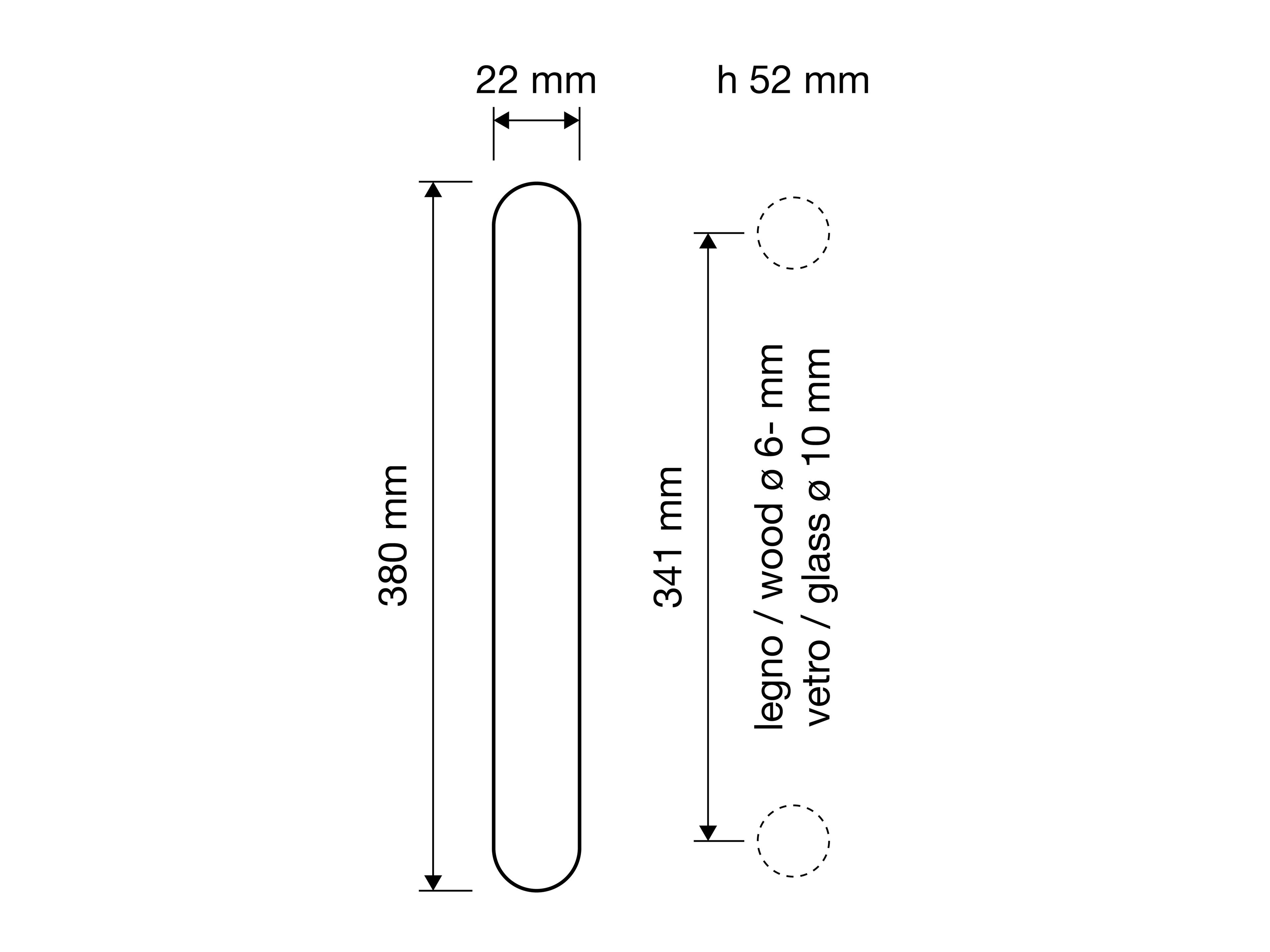 Латунная ручка LINEA CALI' Grip ARCH-00051160 - Вид №8