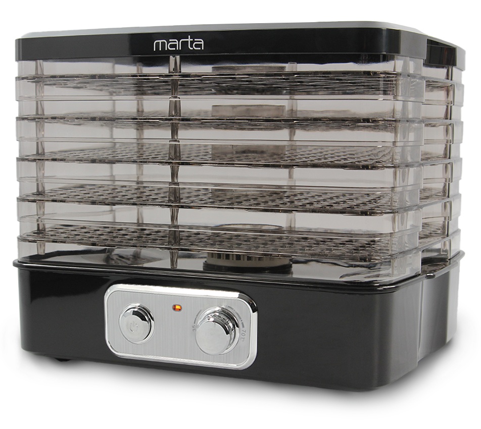 9934656 Сушилка для овощей и фруктов MARTA MT-1948 черный STDN-0075546 - Вид №1