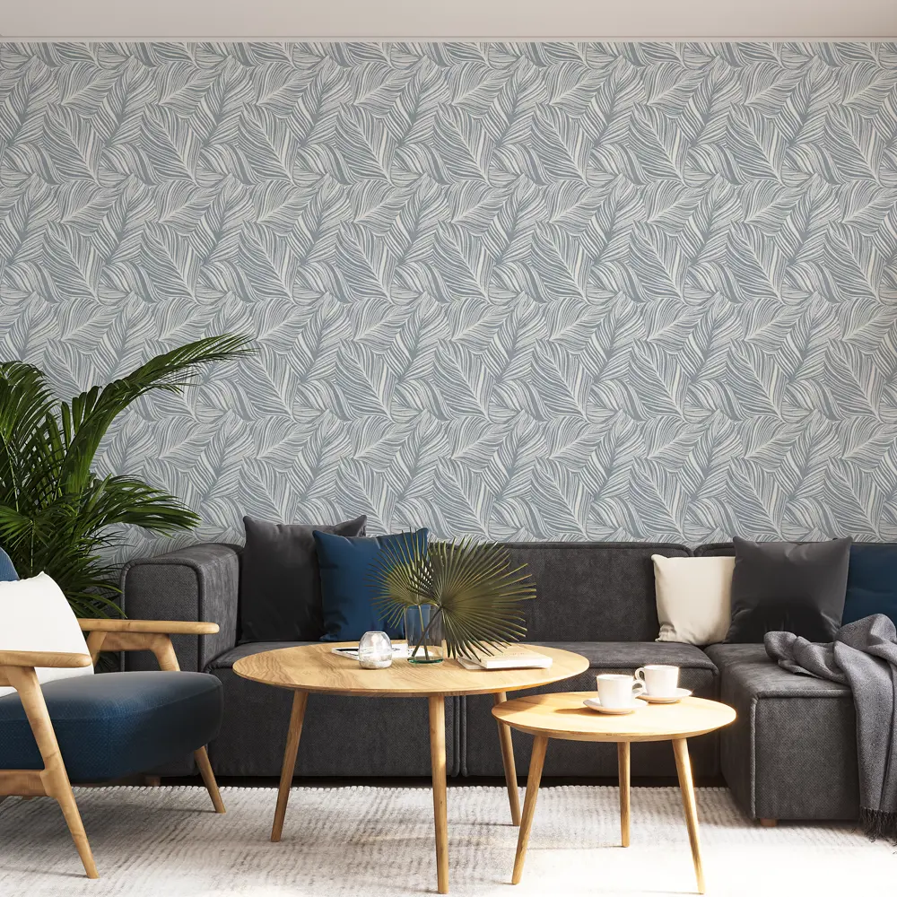 Обои флизелиновые Palitra Home Tilia синие 1.06 м HC31187-41 STLM-2052732 - Вид №2