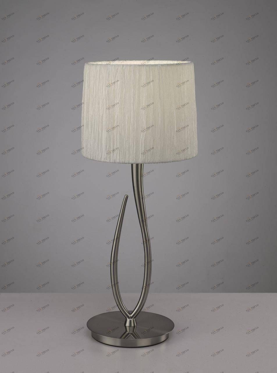 Настольная лампа Mantra Lua 3708 MANTRA КЛАССИЧЕСКИЕ 079970 Белый;серебро 